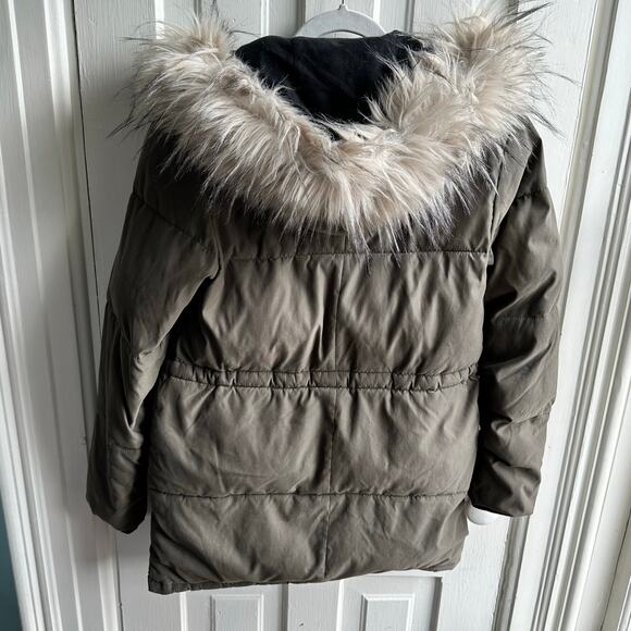 Abercrombie & Fitch Faux Fur Hooded Puffer Parka Jacket - Picture 6 of 9